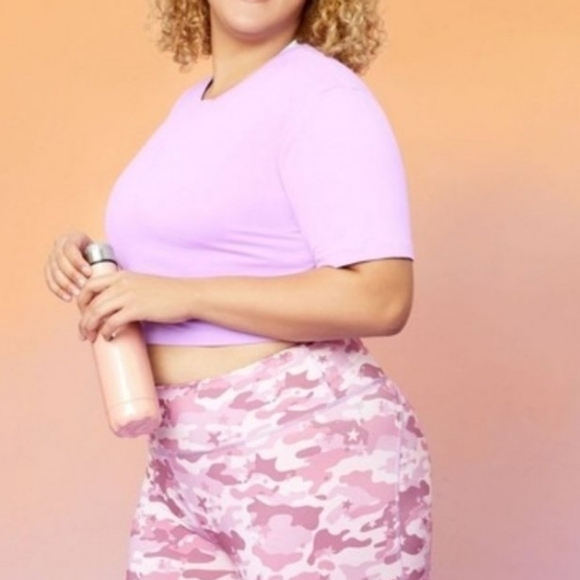 ✨ Fabletics Jade Short-Sleeve Tee Boxy Tee - lilac - Picture 5 of 6